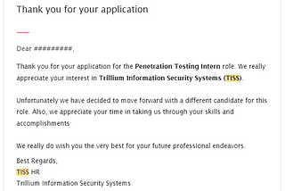Why Trillium Information Security Systems Rejects Cybersecurity Candidates Without Interviews