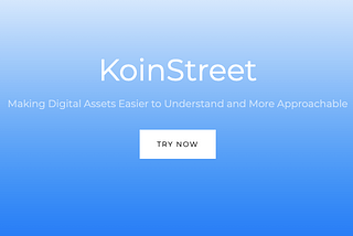 Designing a Landing Page for KoinStreet: a UI Case Study