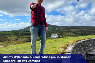 A decade of growth: Jimmy O’Donoghue’s career story with Tucows Domains