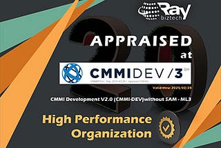 Ray Business Technologies Appraised at Maturity Level 3 for CMMI Services V2.0