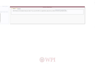 The WPI Website: A Bad Design