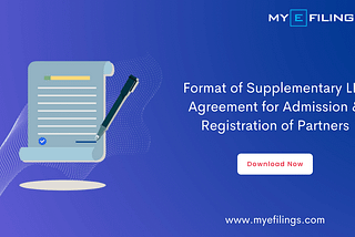 Format of Supplementary LLP Agreement for Admission & Registration of Partner — MyEfilings.com