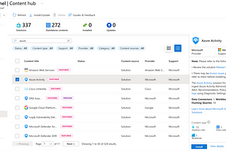 Microsoft Sentinel Series : Enable Azure Activity Connector