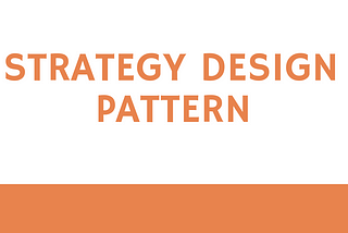 Strategy Design Pattern