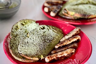 Matcha Sourdough French Toast