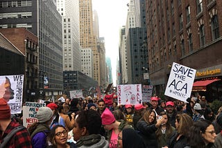 The Women’s March in New York City
