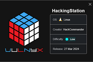 VulNyx | HackingStation (Walkthrough)