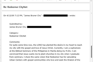 Writing a Church Planting Proposal
