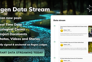 Regen Data Stream: Revolutionizing Environmental Project Tracking
