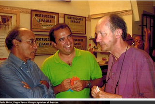 Giorgio Agamben, interview with Peppe Savà: 
August 16, 2012