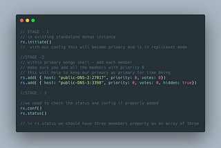 How to setup Mongo Replica Set with Primary, Secondary & Analytical Node — with and without Docker