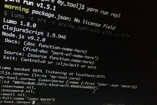 Command line scripting with ClojureScript