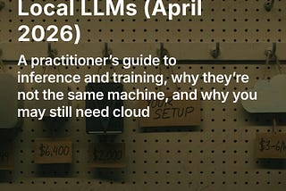 What to Buy for Local LLMs (April 2026)