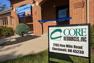 The new headquarters for CinciSmiles.com and CinciSleep.com was conceived, designed and delivered by the GC/design-build team at CORE Resources Inc.