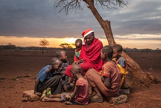 Santa in Kenya