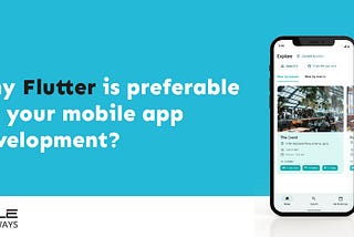 Flutter mobile app development