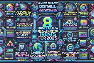 8 Must Follow Digital Marketing Trends for 2025