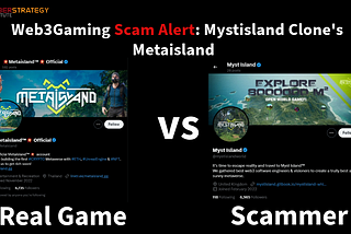 🚨Web3Gaming Scam Alert🚨: Metaisland Cloned by MystIsland