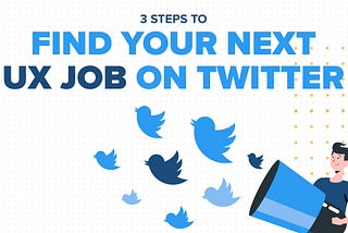 Intro image for UX jobs on Twitter