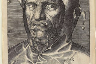 Large Head of a Jester | engraving on laid paper | Anonymous German, 16th century (1501–1600) — Creator (German) | Art Gallery of Ontario, Public domain, via Wikimedia Commons