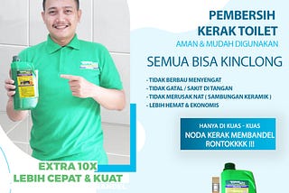 toilet cleaner terbaik, topron clean power