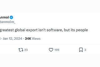 India’s Export Dynamics: Unveiling the Global Influence of People, Software Services, and Culture