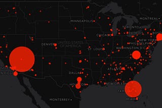 The US darkmap is getting bloodier