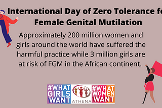 International Day of Zero Tolerance: Recalibrating our framing and approach on Female Genital…