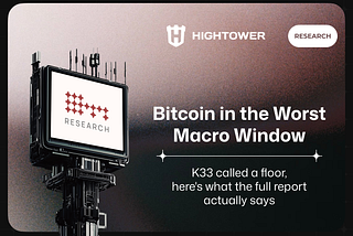 Bitcoin May Be Stabilizing in the Worst Possible Macro Window