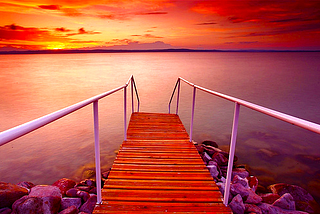 Lake Sunset, Hungary