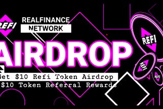 Realfinance Network Airdrop Is live