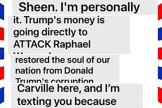 Division by Political Text Message