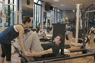 Nanni Moretti e la prima lezione di pilates