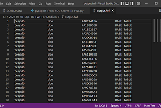 Export from SQL Server to Fixed Width format