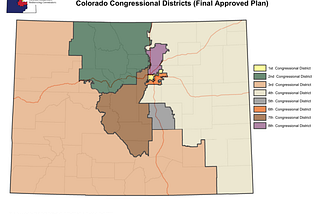 Map of Colorado.