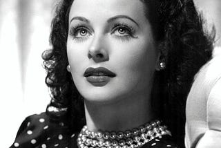 Hollywood actress Hedy Lamarr. One of the greatest untold stories of Women in Tech.