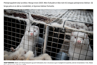 Kampen mot pelsdyrenes lidelser er ikke over