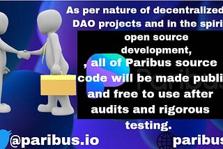 As per nature of decentralized and DAO projects and in the spirit of open source 
development....