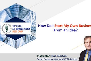 How Do I Start My Own Business From an Idea?