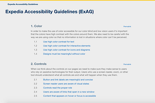 Responsive Accessibility Guidelines at Expedia.com