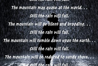 Be the Rain