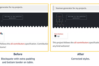 Customizing npmjs.com styles