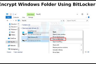 Encrypt Windows Folder Using BitLocker