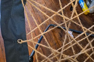 strung together: rope & reupholstery