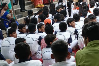 An image of flag hoisting in Hyderabad