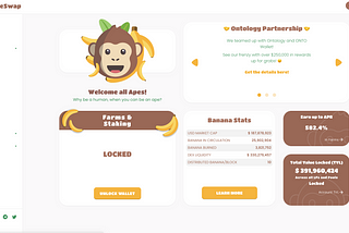 ApeSwap — a new decentralized exchange for Binance Smart Chain.