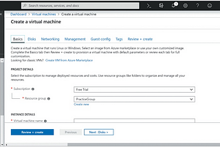 Deploy a VM in Azure