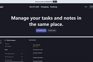 Building Seiri, my Tasks/Notes taking app