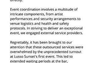 For Immediate Release | Lusso Sunset