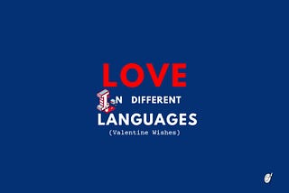 Love In Different Languages
